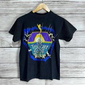 Vintage Disney Twilight Zone Tower of Terror Tee Shirt Glow in the Dark Small